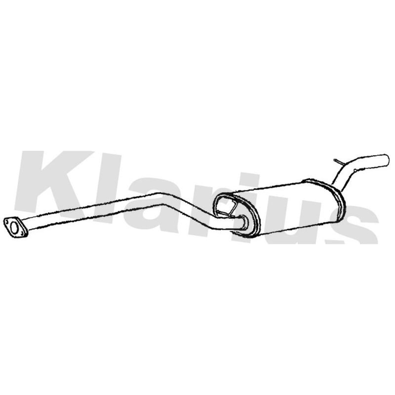 Klarius Box With Centre Pipe Centre VO495C