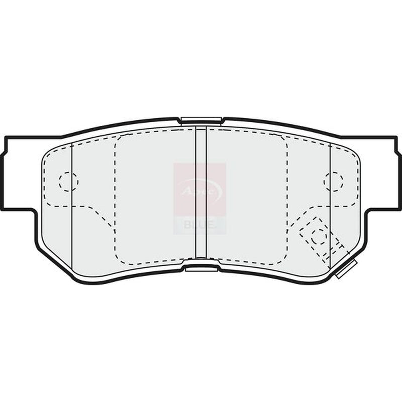 Apec Rear Brake Pad Set PD3307