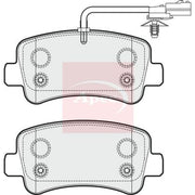 Apec Rear Brake Pad Set PAD1781