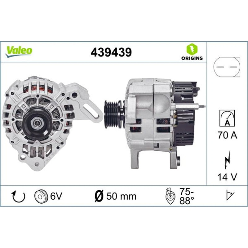 Valeo Car Alternator 12V 439439