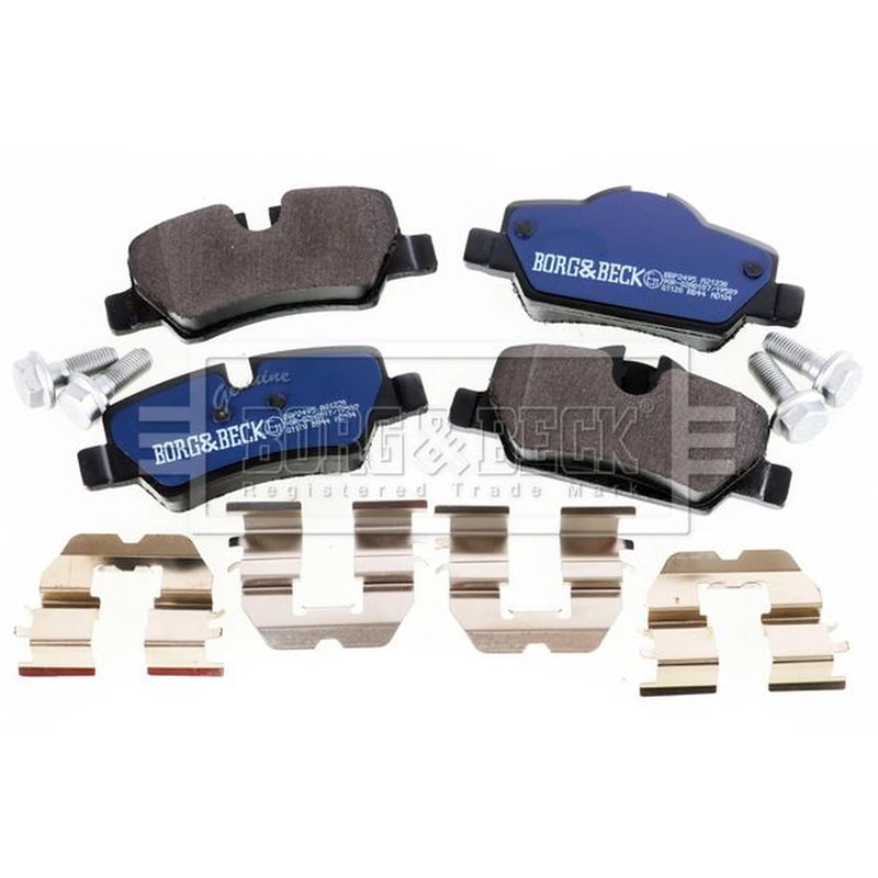 Borg & Beck 4 x Rear Brake Pad Set BBP2495