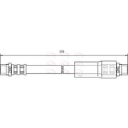 Apec Brake Hydraulic Hose Line Front HOS3223
