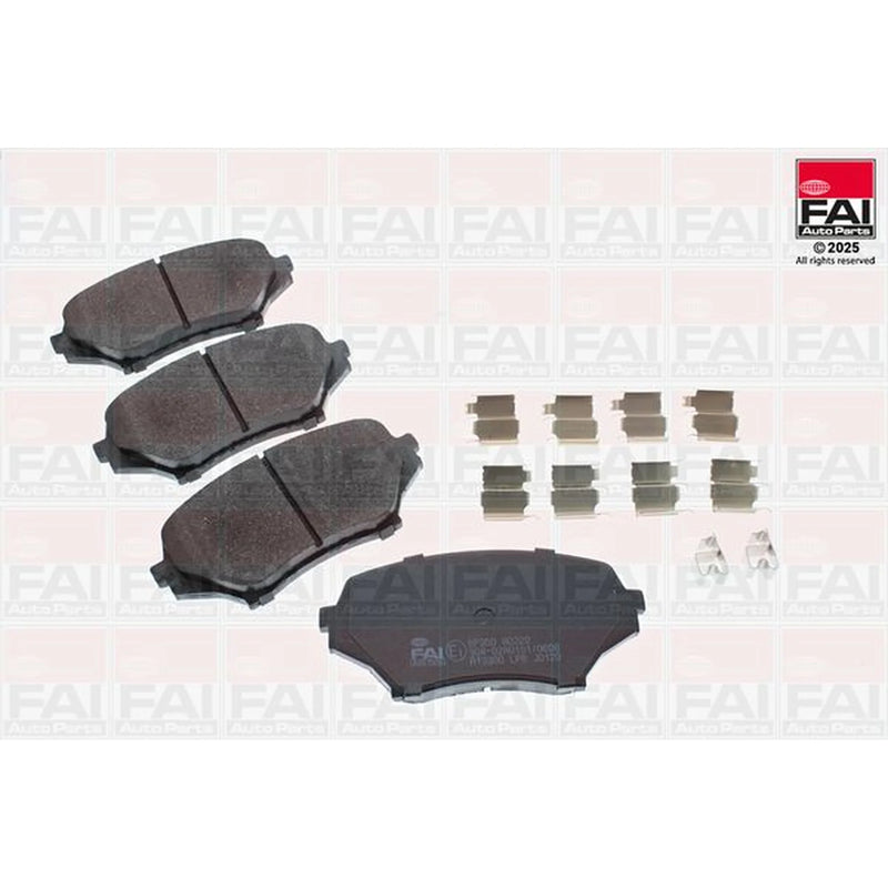 FAI Front Brake Pad Set BP350
