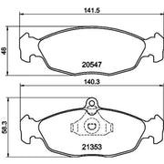 DON Front Brake Pad Set PCP1051