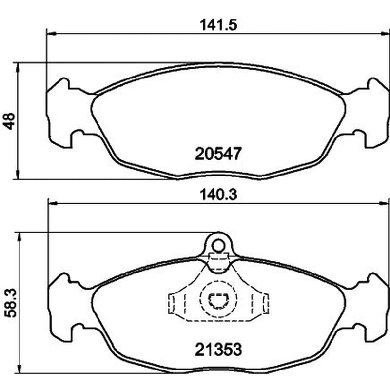 DON Front Brake Pad Set PCP1051