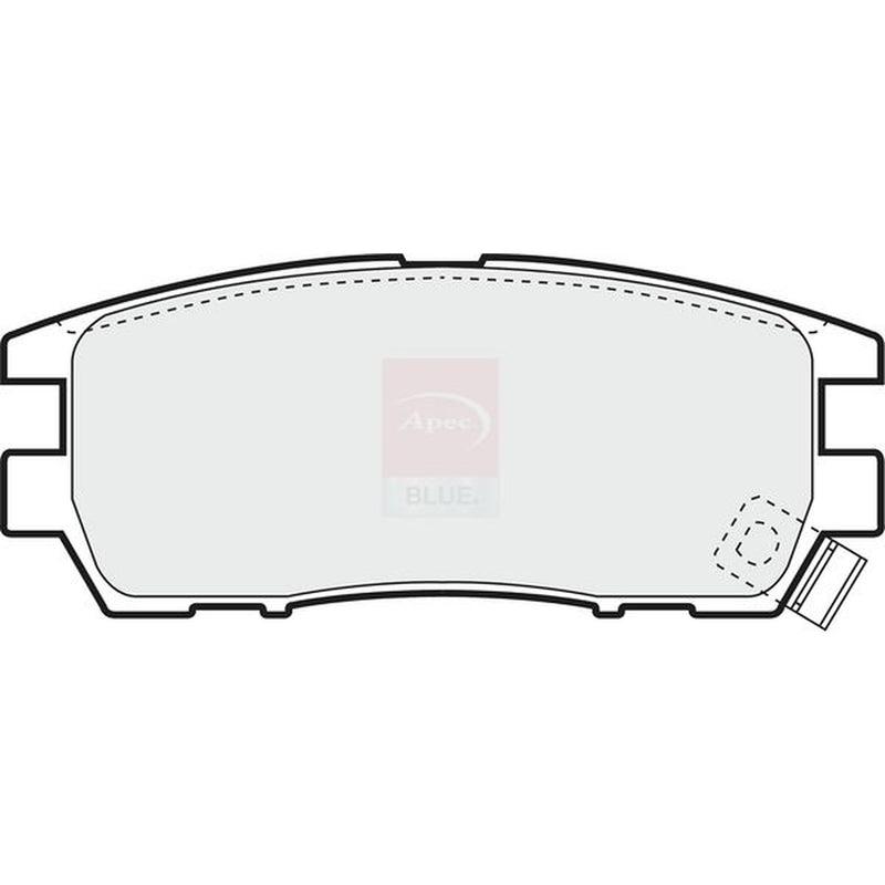 Apec Rear Brake Pad Set PD3453