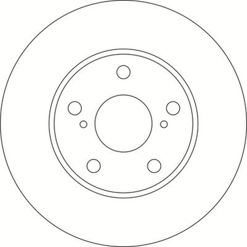 Abtex 2 x Vented Front Brake Discs BD1643V