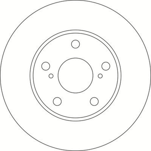 Abtex 2 x Vented Front Brake Discs BD1643V