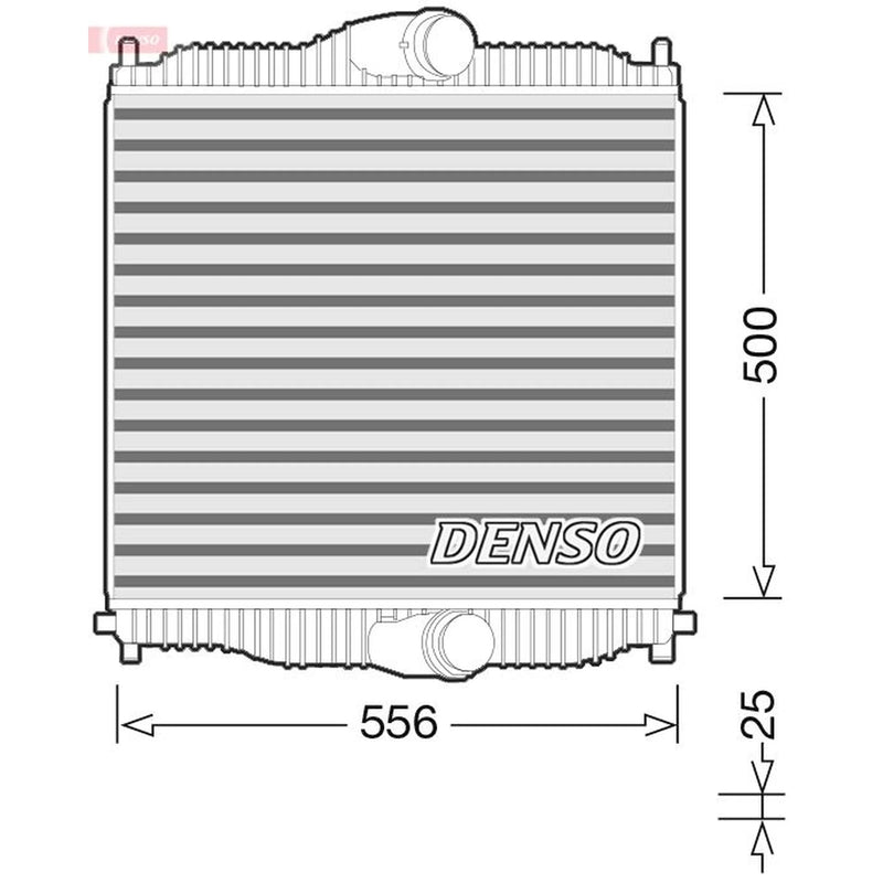 Denso Intercooler (Charge Air Cooler) DIT99002