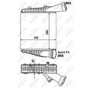 NRF Intercooler (Charge Air Cooler) 30178
