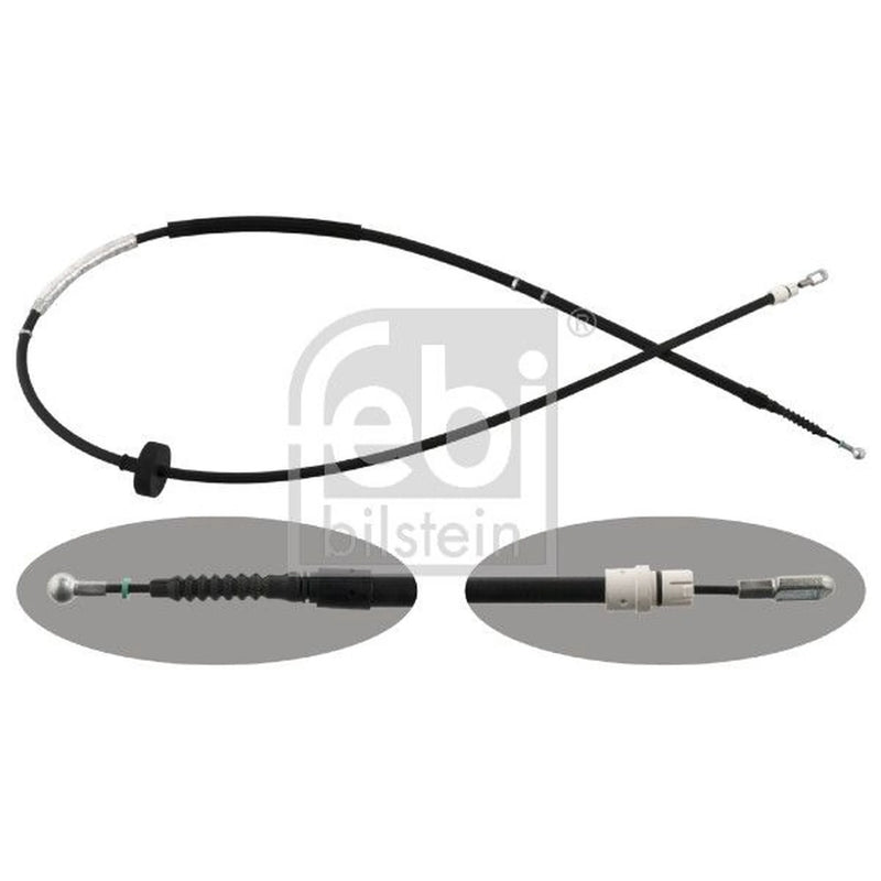 Febi Handbrake Cable Left Rear 48304