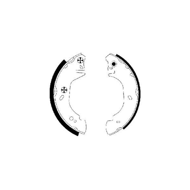 Textar Brake Shoe Set Axle Kit 91054500