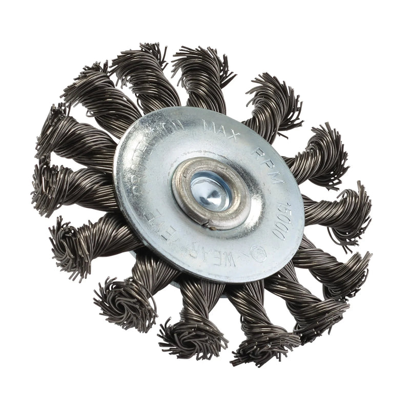 Draper Steel Twist-Knot Wire Wheel Brush 75mm