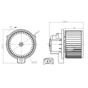 NRF Heater Blower Fan 34300