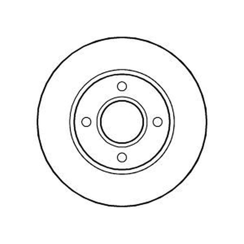 Abtex 2 x Vented Front Brake Discs BD832V