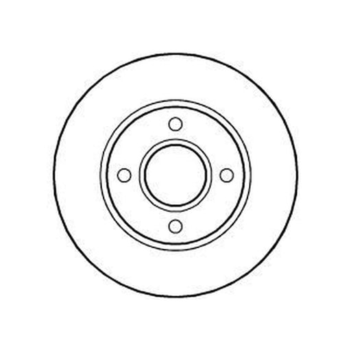 Abtex 2 x Vented Front Brake Discs BD832V