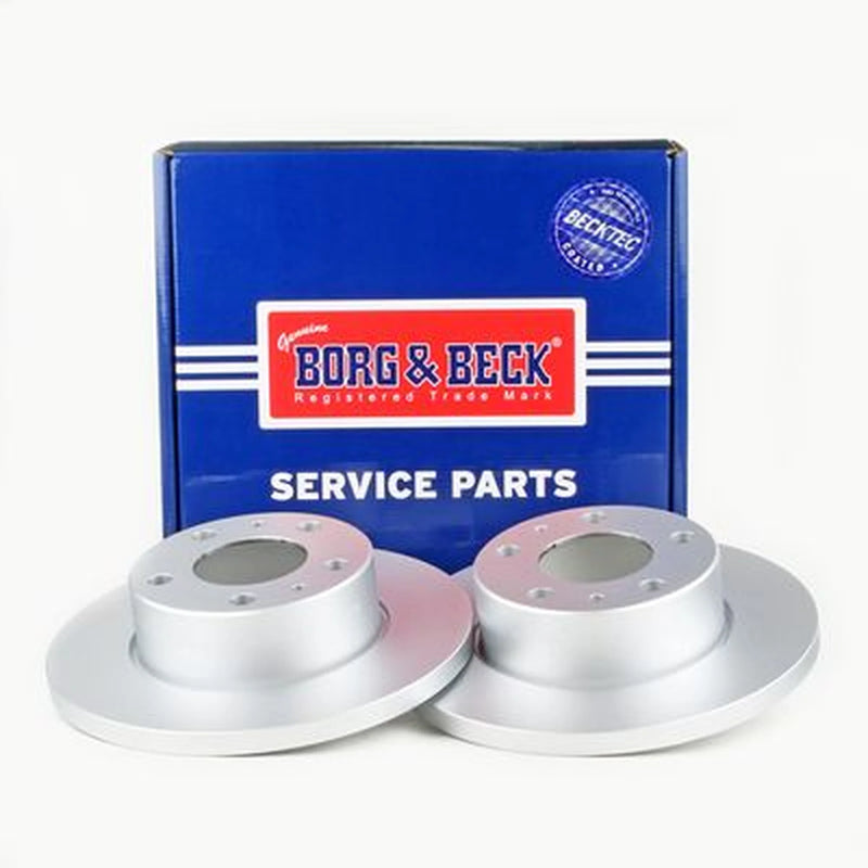 Borg & Beck 2 x Solid Rear Brake Discs BBD4415