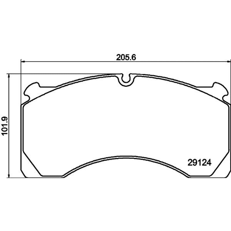 DON Brake Pad Set CVP024K