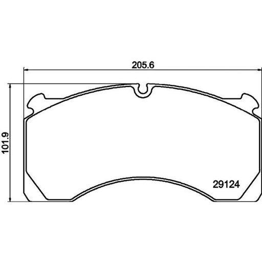 DON Brake Pad Set CVP024K