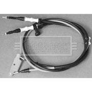 Borg & Beck Handbrake Cable Left Rear BKB3344