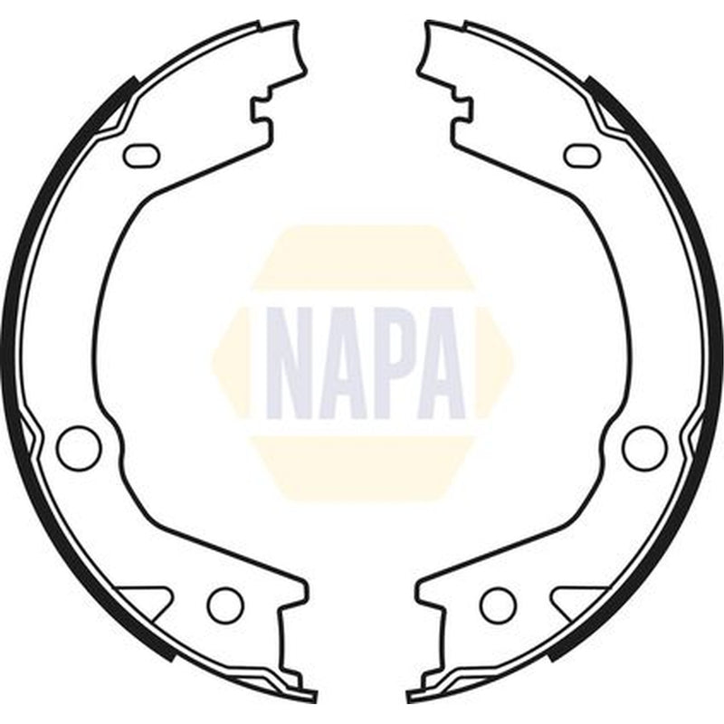 NAPA Parking Brake Shoe Set NBS5045