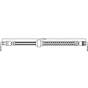 Juratek Brake Hydraulic Hose Line Front JBH1105