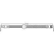 Abtex Brake Hydraulic Hose Line Front ABH1105
