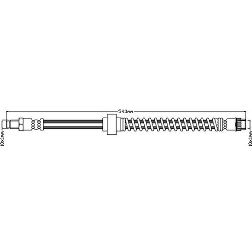 Abtex Brake Hydraulic Hose Line Front ABH1105
