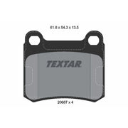 Textar Rear Brake Pad Set 2068703