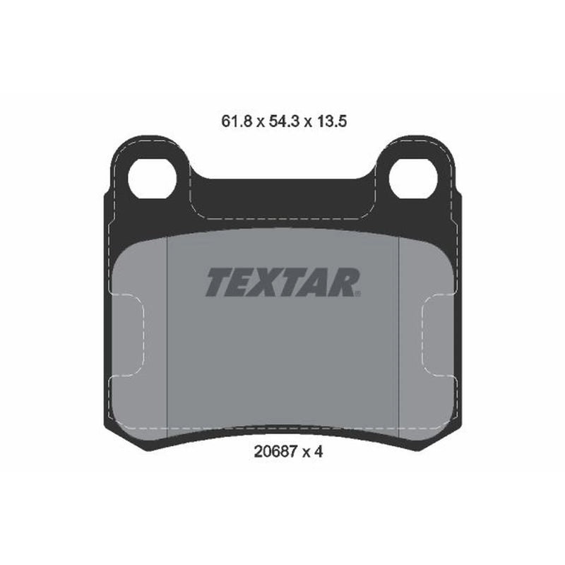 Textar Rear Brake Pad Set 2068703