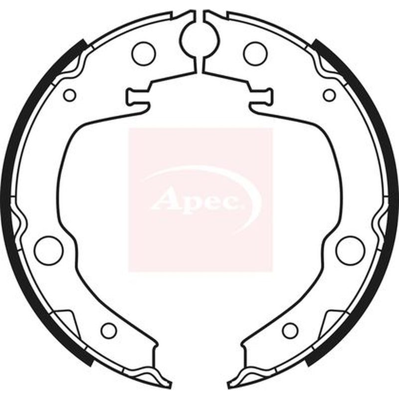 Apec Parking Brake Shoe Set SHU677