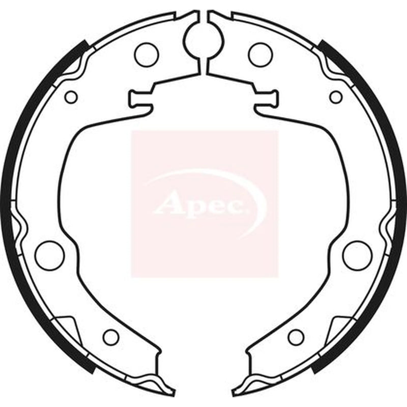 Apec Parking Brake Shoe Set SHU677