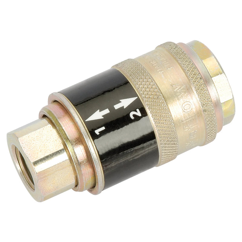 Draper 1/4" BSP Female Parallel 'Safeflow' Air Line Coupling
