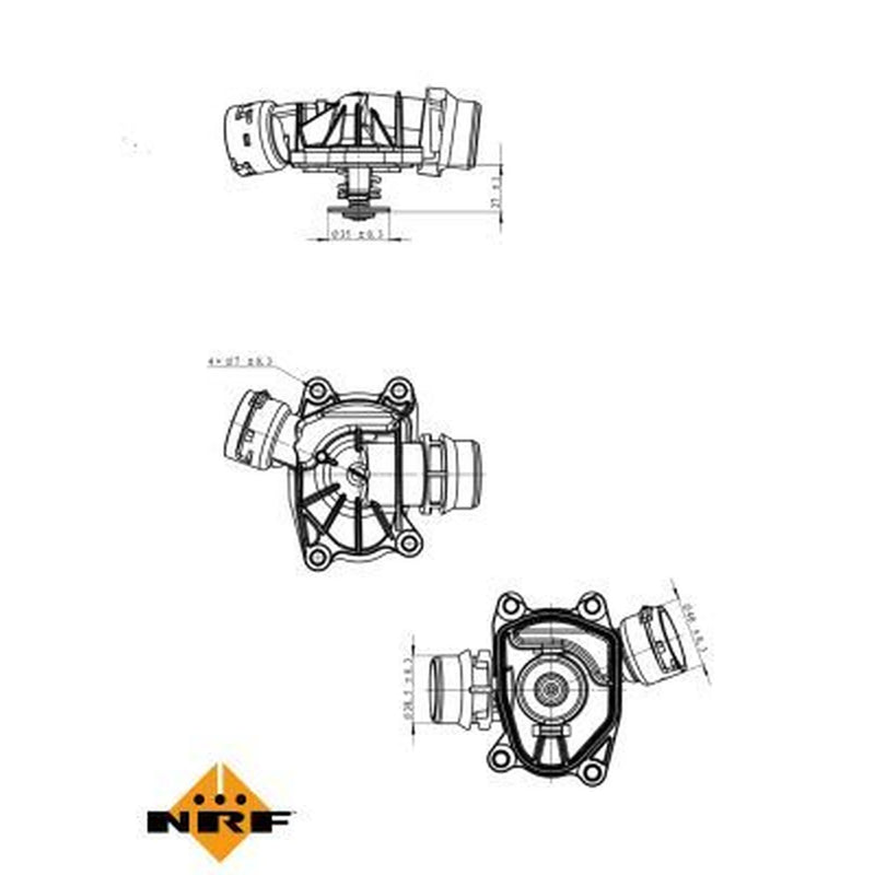 NRF Thermostat,Coolant 725091