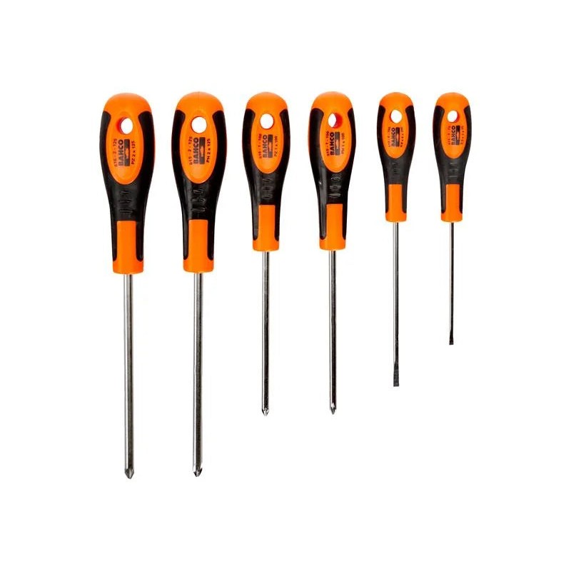 Bahco 600 Series Screwdriver Set, 6 Piece - 605-6