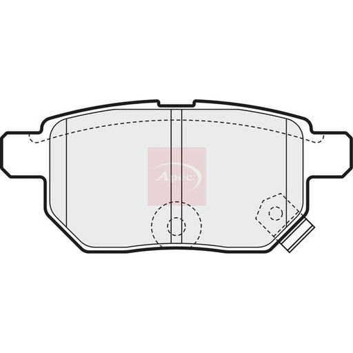 Apec Rear Brake Pad Set PAD1578