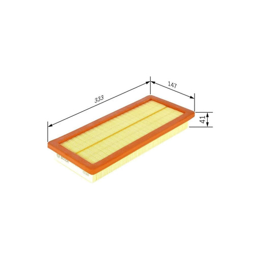 Genuine Bosch Car Air Filter S0382 Fits Citroen Nemo - 1.4 - 07- F026400382 Bosch  - Town Parts