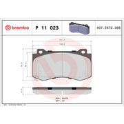 Brembo Front Brake Pad Set P11023