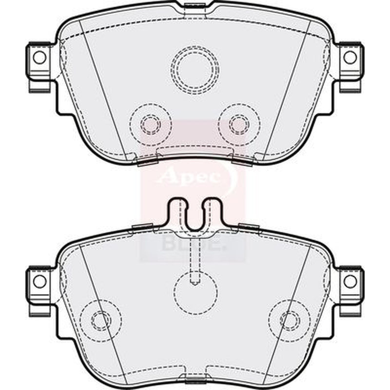 Apec Rear Brake Pad Set PD3790