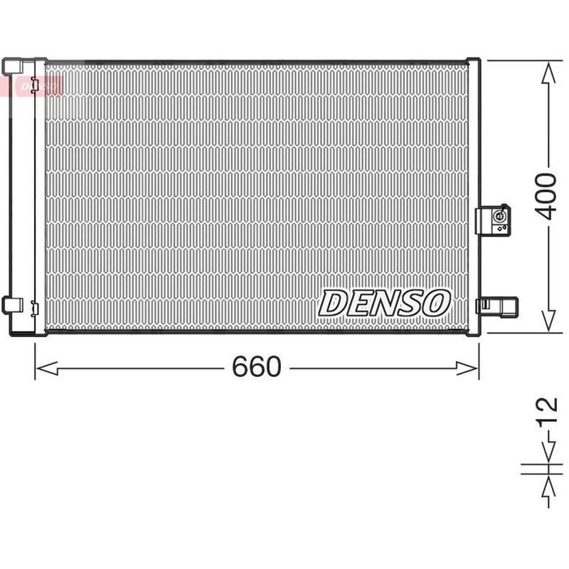 Denso Air Conditioning Condenser DCN05037