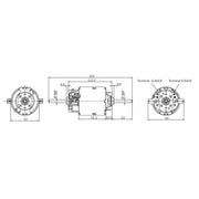 Bosch Blower Motor Electric Fan 0 130 111 042