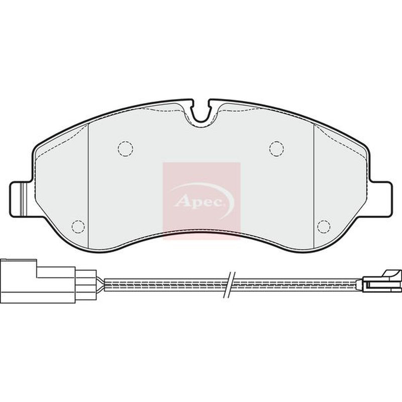 Apec Front Brake Pad Set PAD1930