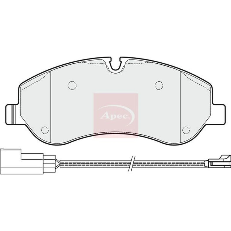 Apec Front Brake Pad Set PAD1930