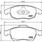 Mintex Front Brake Pad Set MDB2890