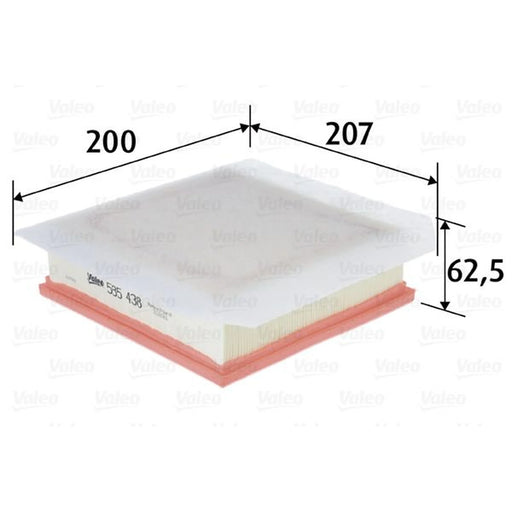 Valeo Engine Air Filter 585438