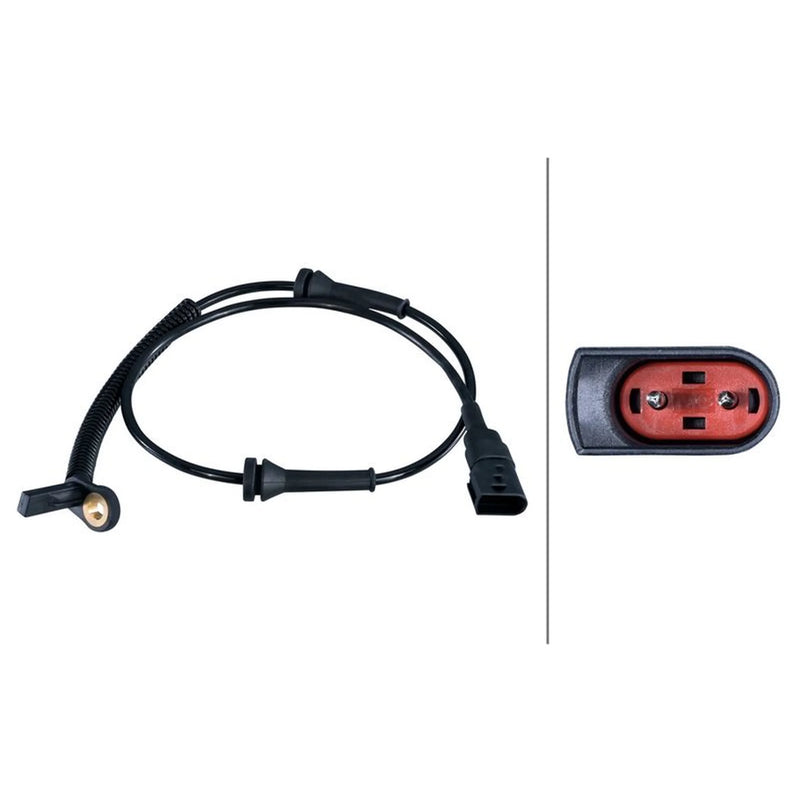 Hella ABS Wheel Speed Sensor Front 6PU 009 106-911