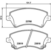 DON Front Brake Pad Set PCP1082