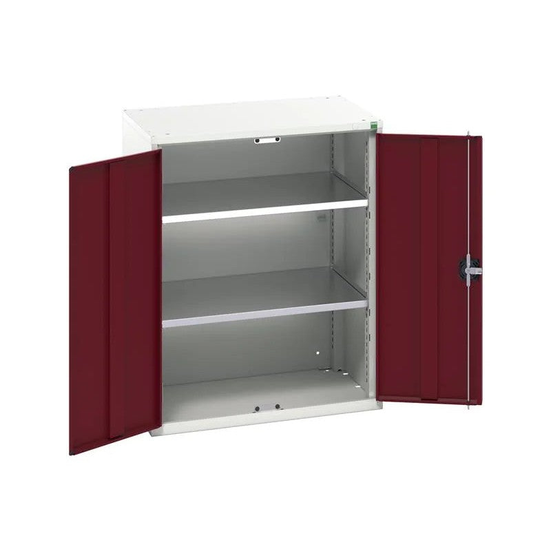 Bott Verso 2 Shelf Cupboard Crimson Red 800-1050mm