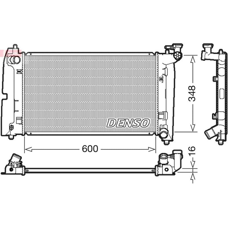 Denso Engine Radiator DRM50085