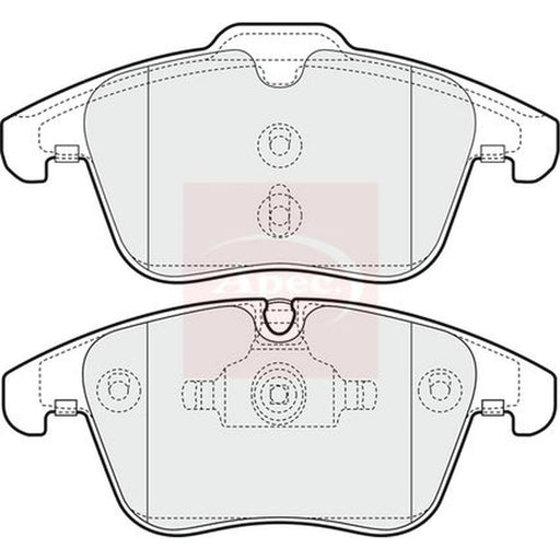 Apec Front Brake Pad Set PAD1602